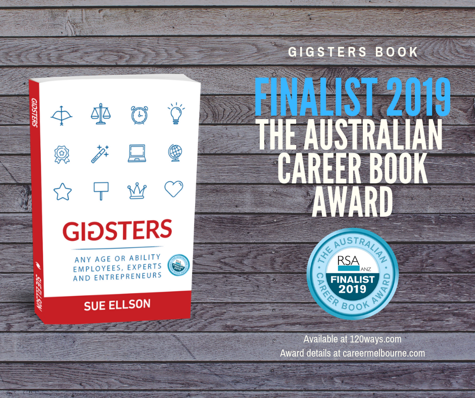Gigsters Book by Sue Ellson - one of six finalists in The Australian Career Book Awards